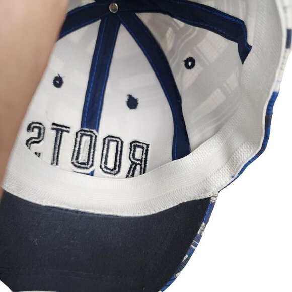 ROOTS Princeton Baseball Hat Salamander Navy Boys S/M - Picture 4 of 7